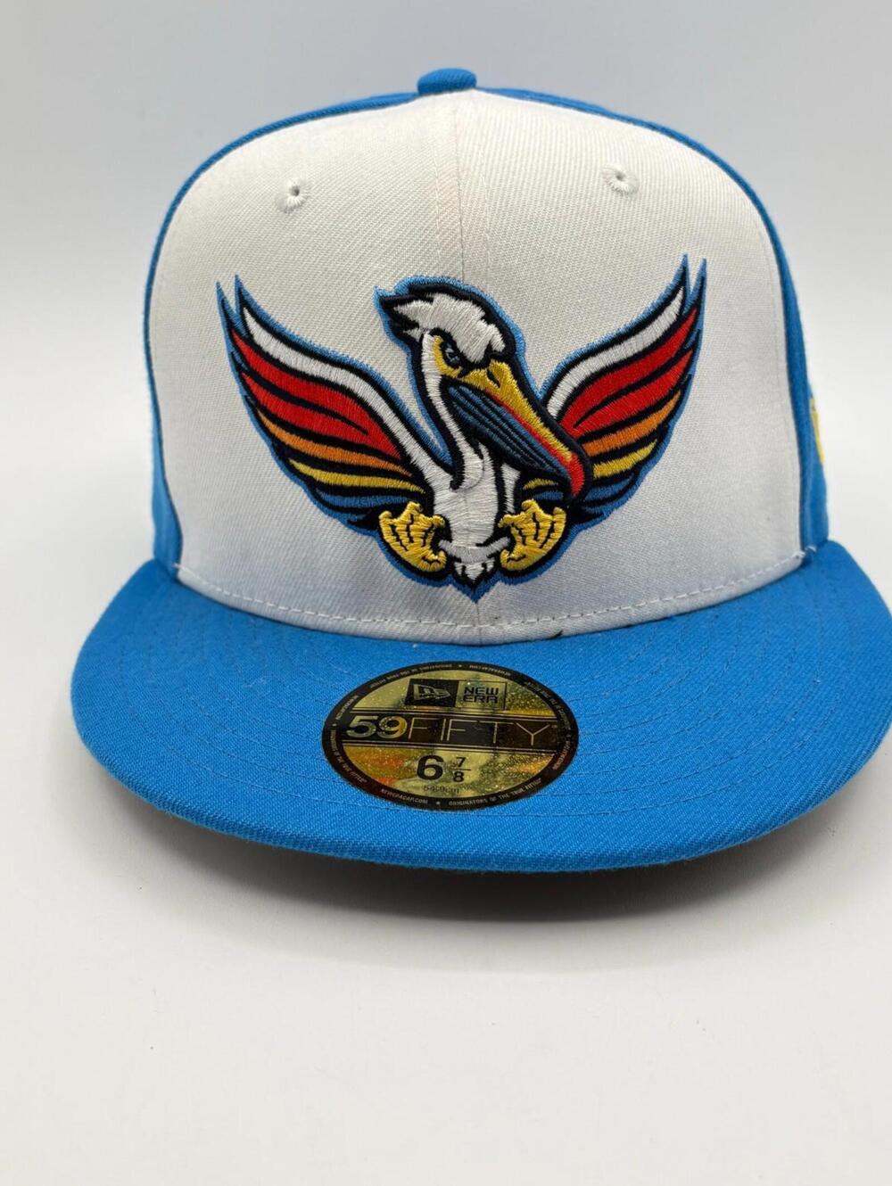 New Era 59Fifty Myrtle Beach Pelicans MiLB Baseball Cap Fitted Size 6-7/8